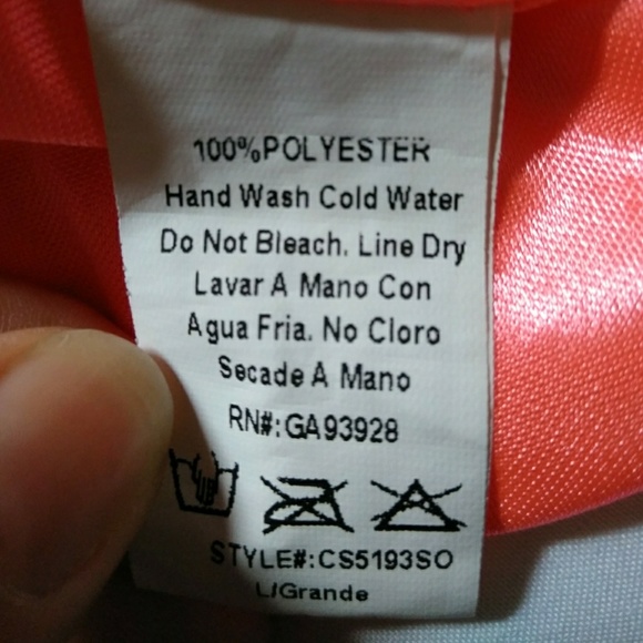 Hot Coral Summer Sundress - Picture 5 of 6